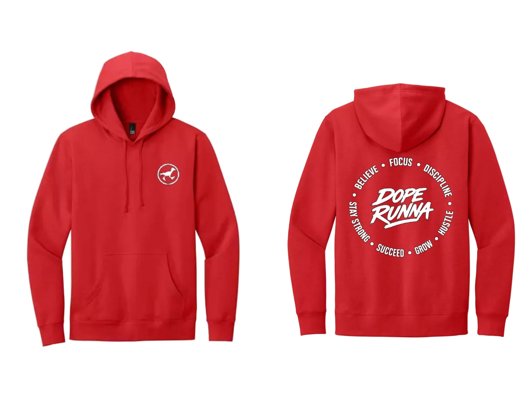 ARKANSAS X DOPE RUNNA - HOODIE - RED