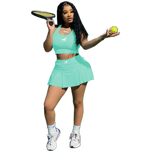 Serve Me - Tennis Set - Teal X White