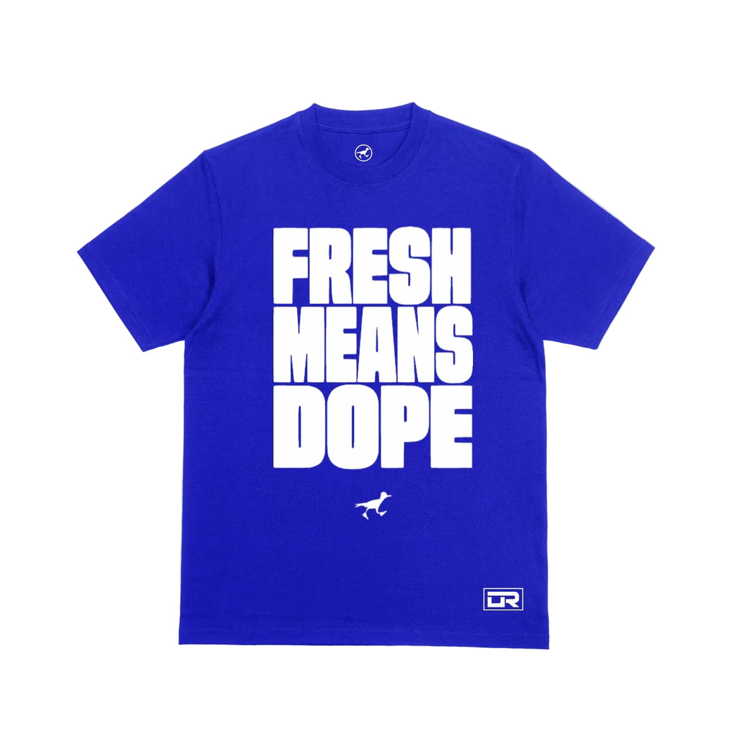 FMD - T SHIRT - BLUE X WHITE