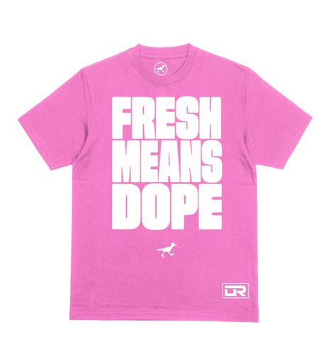 FMD - T SHIRT - PINK X WHITE