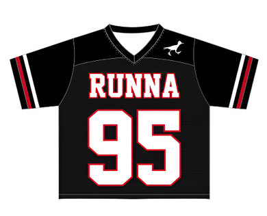 RUNNA 95 - RED X BLACK - BOX JERSEY ( UNISEX )