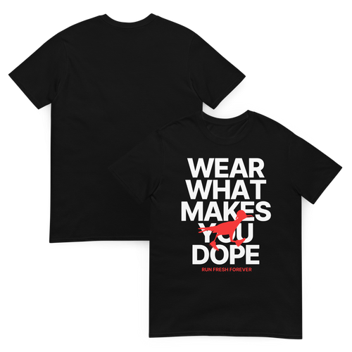 WEAR YO VIBES TEE  - BLACK X WHITE
