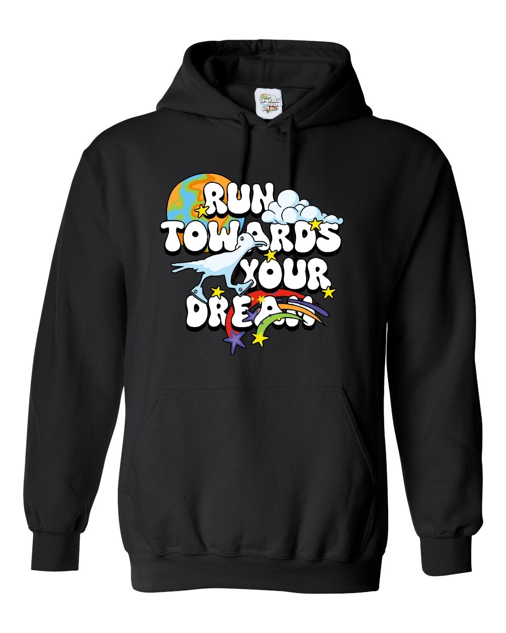 BIG DREAMER - HOODIE- BLACK