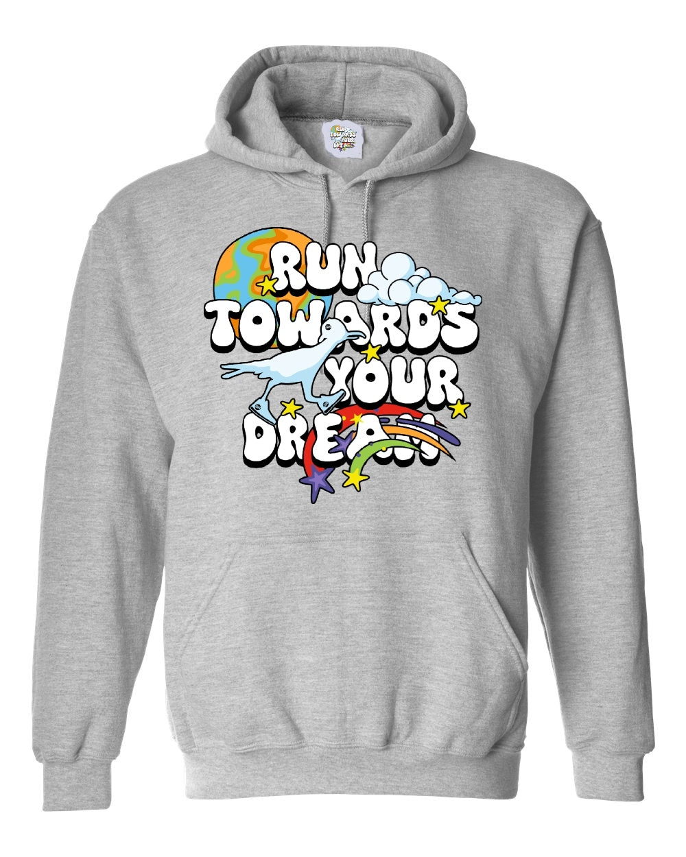 BIG DREAMER - HOODIE- GREY