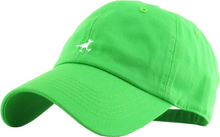 DOPE RUNNA LOGO HAT - NEON GREEN  X WHITE